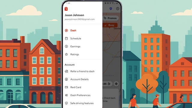 DoorDash's Dasher app training in Storyline