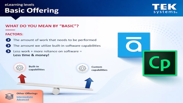 TEKsystems' elearning product & service offerings